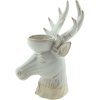 Clayre & Eef 6CE1495 Suport pentru lumânări Reindeer 15x12x21 cm Bej - maro