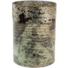 Clayre & Eef 6GL3637 Lanternă Ø 18x25 cm Lumină de vânt verde