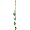 Clayre & Eef 6GL3708 Decorațiune ghirlandă pom de Crăciun baubles 7x5x67 cm Verde