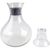 Clayre & Eef 6GL4186 Set carafe Ø 15x22 cm - Ø 9x9 cm (4x) 1740 ml - 375 ml