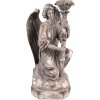 Clayre & Eef 6PR3733 Suport lumânare Angel 15x14x29 cm Gri