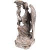 Clayre & Eef 6PR3733 Suport lumânare Angel 15x14x29 cm Gri