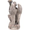 Clayre & Eef 6PR3733 Suport lumânare Angel 15x14x29 cm Gri