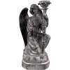 Clayre & Eef 6PR3733Z Suport lumânare Angel 15x14x29 cm Gri