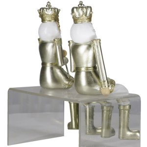 Clayre & Eef 6PR4846 Decorațiune Spărgător de nuci (set de 2) 6x6x12-21 cm