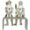 Clayre & Eef 6PR4846 Decorațiune Spărgător de nuci (set de 2) 6x6x12-21 cm