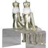 Clayre & Eef 6PR4846 Decorațiune Spărgător de nuci (set de 2) 6x6x12-21 cm