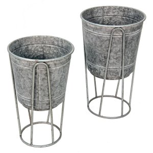 Clayre & Eef 6Y4883 Decorațiune suport pentru plante Ø 35x31-87 - Ø 31x27-76 cm