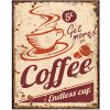 Clayre & Eef 6Y5089 Semn cu text 20x1x25 cm Bej - Cafea roșie