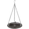 Clayre & Eef 6Y5288 Bol pentru hrănirea păsărilor Ø 23x8-36 cm Brown Bird Feeder