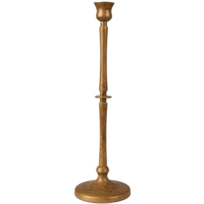 Clayre & Eef 6Y5376 Candelabru Ø 10x35 cm Culoare aurie