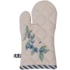 Clayre & Eef BBF44K Oven Mitt Child 12x21 cm Bej Albastru Bumbac