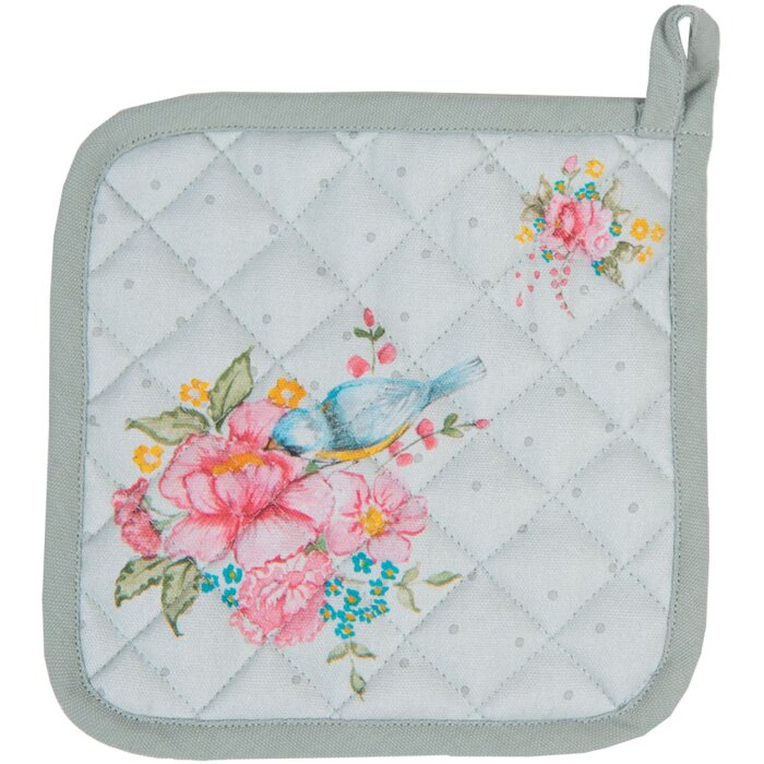 Clayre & Eef CHB45 Potholder 20x20 cm Verde