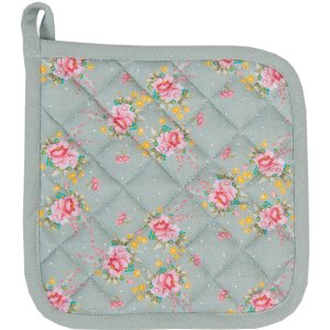 Clayre & Eef CHB45 Potholder 20x20 cm Verde