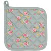 Clayre & Eef CHB45 Potholder 20x20 cm Verde