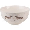 Clayre & Eef DHLBO Bol Ø 14x7 cm 500 ml Beige Brown Porțelan