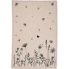 Clayre & Eef FAF42-1 Prosop de bucătărie 50x70 cm bej - negru