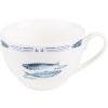 Clayre & Eef FIBKS ceașcă de cafea cu farfurioară 12x6x6 cm - Ø 15x2 cm - 250 ml