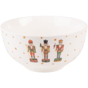 Clayre & Eef HLCBO Bol Ø 14x7 cm - 500 ml Bej