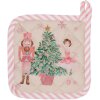 Clayre & Eef PNC45K Potholder copil 16x16 cm Bej - Roz