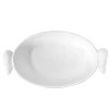 Clayre & Eef WINPSO Bol oval 26x14x5 cm Bol de servire alb