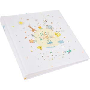 Album pentru copii Goldbuch Hello Sunshine 30x31 cm 60 de pagini albe cu relief argintiu