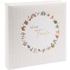 Goldbuch Album de botez HELLO Baby 25x25 cm 60 pagini albe cu relief auriu