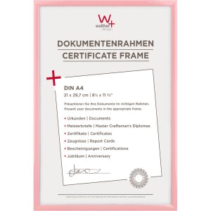 Walther New Lifestyle Plastic Frame 21x29,7cm Roz Din A4