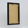 Efect ramă foto din aluminiu 18x27 cm negru sticlă transparentă profil cameră goală