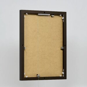 Rama Quadro 21x29.7 cm bronz sticlă transparentă MDF panou spate