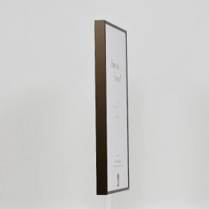 Efect aluminiu cadru Quadro 23x70 cm bronz sticlă transparentă dimensional stabil