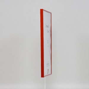 Rama din plastic efect Art roșu 59.4x84.1 cm sticlă antireflex