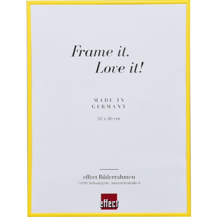 Art Effect Puzzle Frame Acrilic Sticlă Galben 34x50 cm Hanging perete