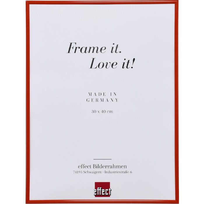 Art Effect Puzzle Frame Acrylic Glass Red 35x99 cm pentru agățat pe perete