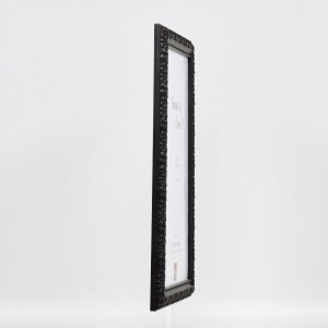 Efect oglindă de perete profil din lemn 94 negru 10.5x14.8 cm oglindă