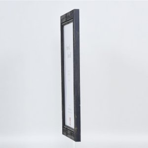 Efect oglindă de perete profil 2240 oglindă din lemn negru 30x40 cm