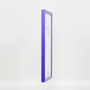 Efect oglindă de perete profil din lemn top cub oglindă violet 40x50 cm