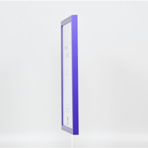 Efect oglindă de perete profil din lemn top cub oglindă violet 50x70 cm