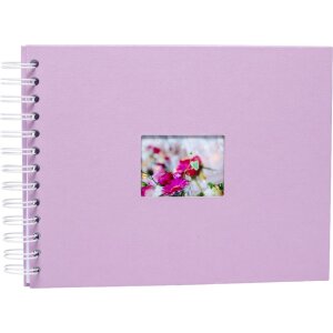 Album spiralat HNFD Buldana Orchid 23x17 cm 40 pagini albe