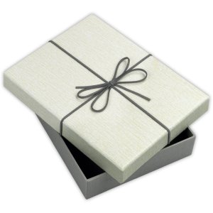 ZEP Piacenza cutie cadou gri 15.3x21.4x4 cm (14x20x3.5 cm)