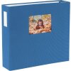 HNFD Album foto Lona Blue Linen 1000 imagini 34.5x33cm 168 pagini albe