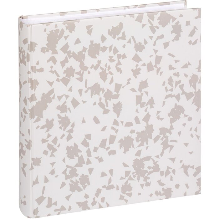 Album foto Walther Terrazzo Stone alb 30x30 cm 60 pagini albe