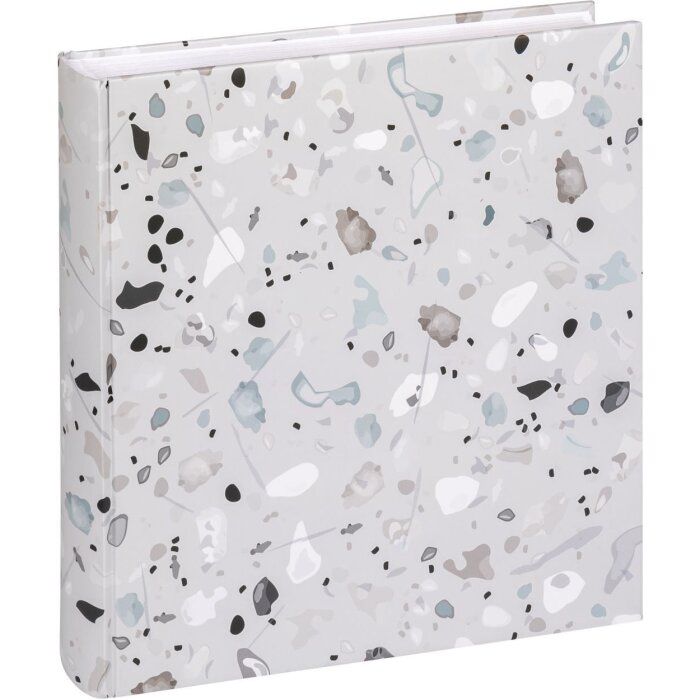 Album foto Walther Terrazzo Stone Grey 30x30 cm 60 pagini albe