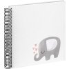 Walther Babyablum album spirală Elephant Hearting 25x25 cm 40 pagini albe