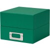 HNFD cutie foto Sawala 10x15 cm verde brad cu 4 separatoare și suport pentru etichete