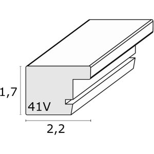 Deknudt cadru dublu S41V cadru din plastic 10x15 cm la 15x20 cm