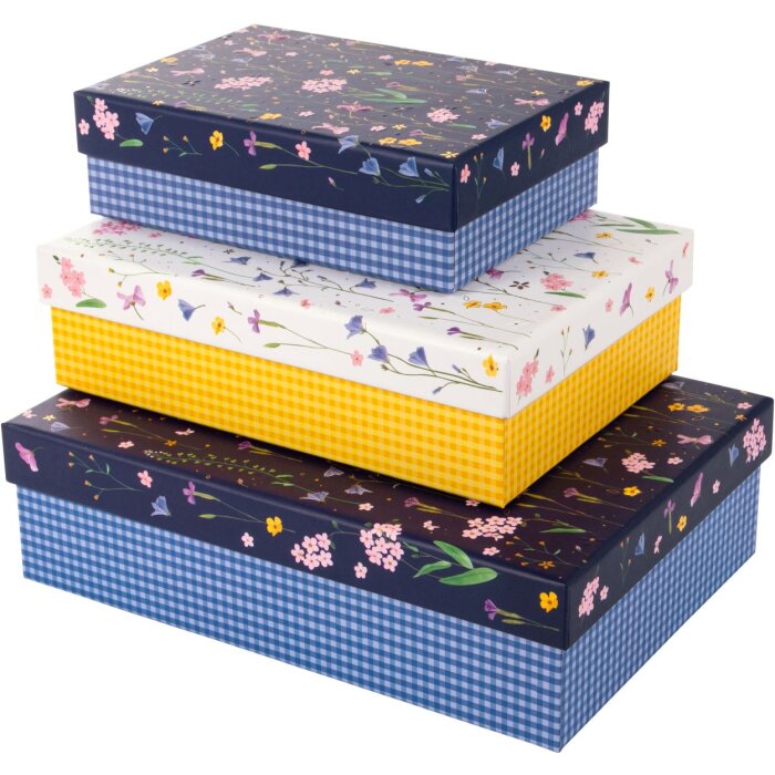 Goldbuch set de cutii de carton Meadow Miracles 3 cutii