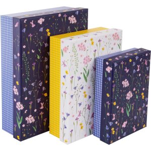 Goldbuch set de cutii de carton Meadow Miracles 3 cutii