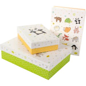 Goldbuch cutie de carton set Animal Piramida 3 cutii de carton