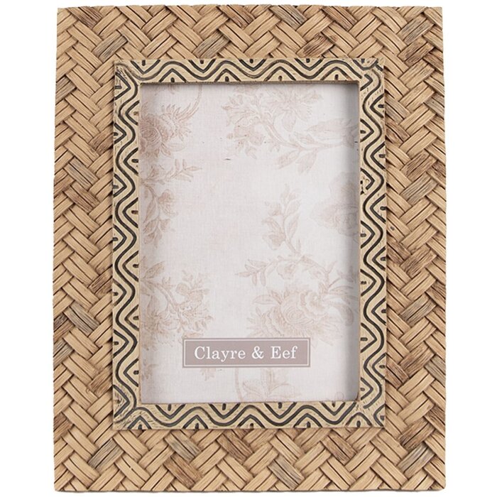 Clayre & Eef 2F0944 Rama foto 16x2x21 cm - 10x15 cm Rectangle maro